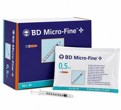 BD MicroFine + Plus 0.5ml U100 29G 12.7mm x 100 - Special Offer